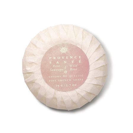 Savon 75 gr plissé soleil Rose