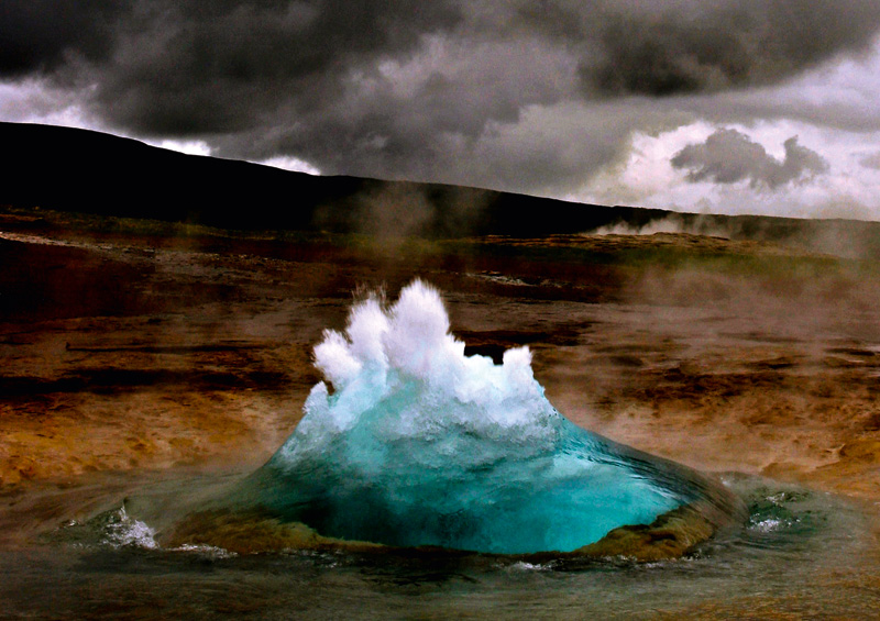 Carte postale Geyser - Islande